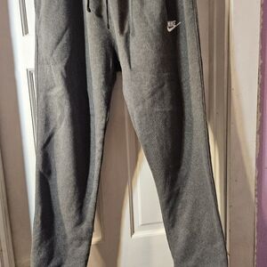 Nike Men's Gray Sweatpants Size Large